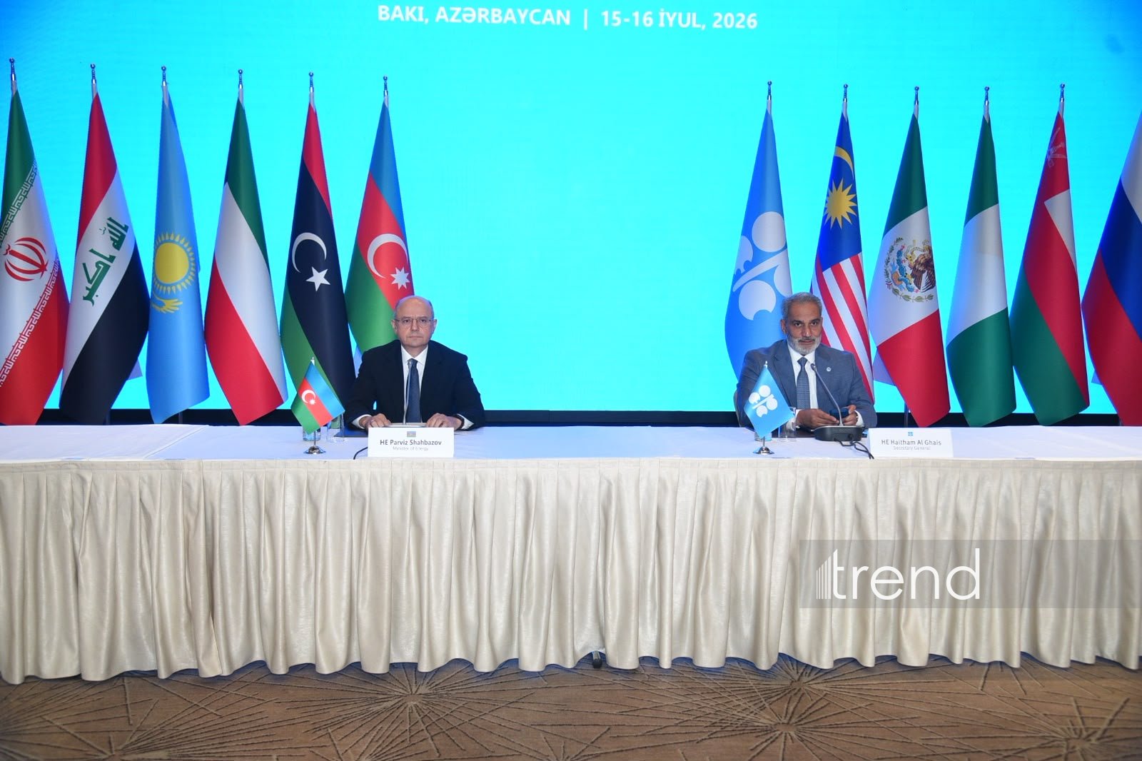В Баку проходит первое заседание в рамках Хартии сотрудничества OPEC+ (ФОТО)