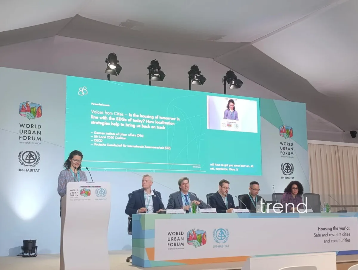 WUF13 çərçivəsində gələcəyin mənzil tikintisi müzakirə olunub
