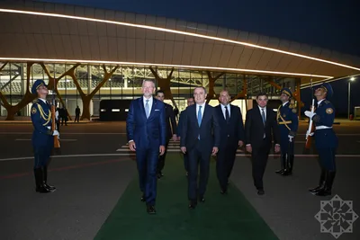Президент Словакии самолетом отбыл из Физулинского аэропорта в город Баку (ФОТО)