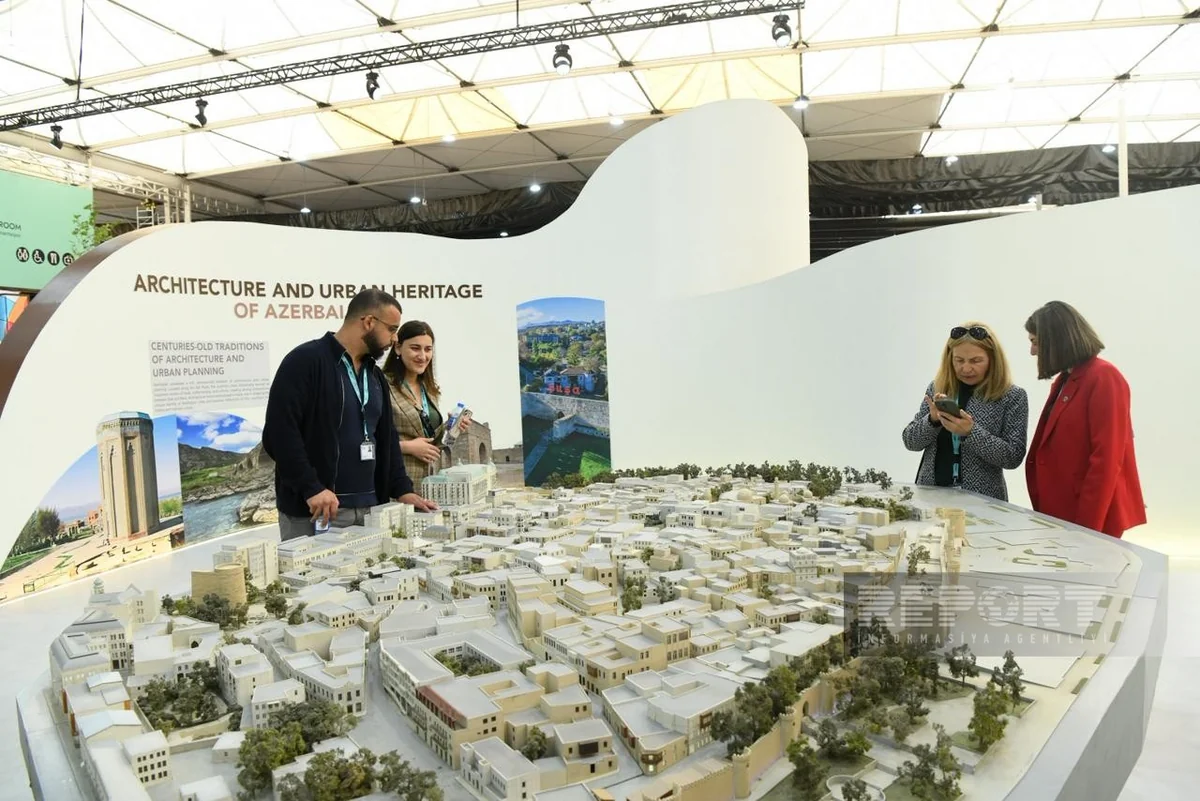 Павильон Азербайджана на выставке Urban Expo - ФОТОРЕПОРТАЖ
