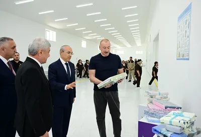 В городе Ходжалы сдан в эксплуатацию "Карабахский текстильный дом"