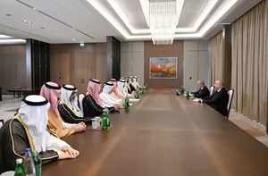 Президент Ильхам Алиев принял делегацию в составе руководителей структур-членов Арабской координационной группы (ФОТО)
