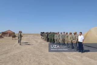 На полигоне «Нукус» были организованы учебные сборы