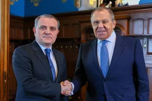 Главы МИД Азербайджана и России проводят пресс-конференцию