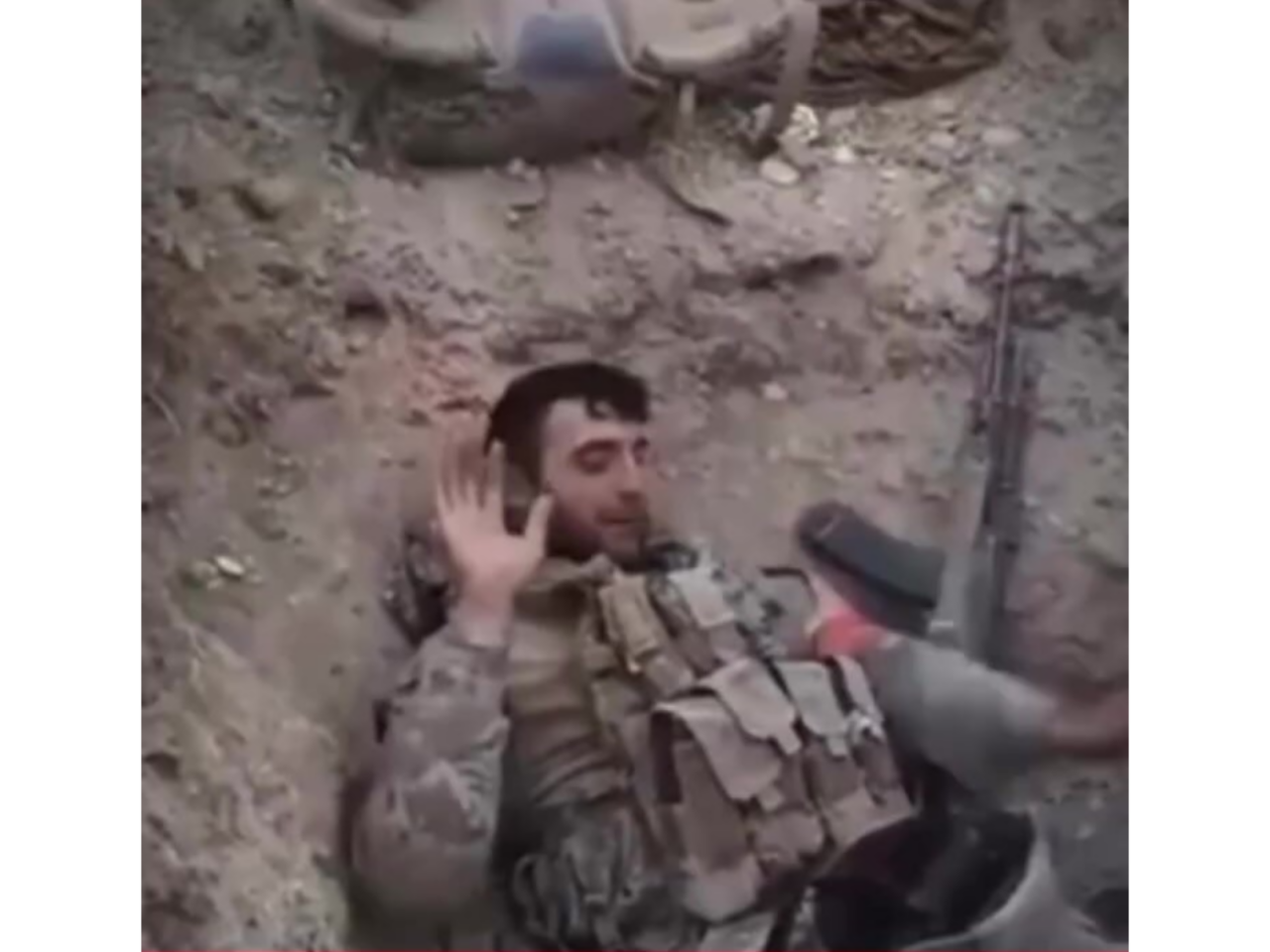 Şəhid Kərim Əliyevin görüntüləri kövrəltdi