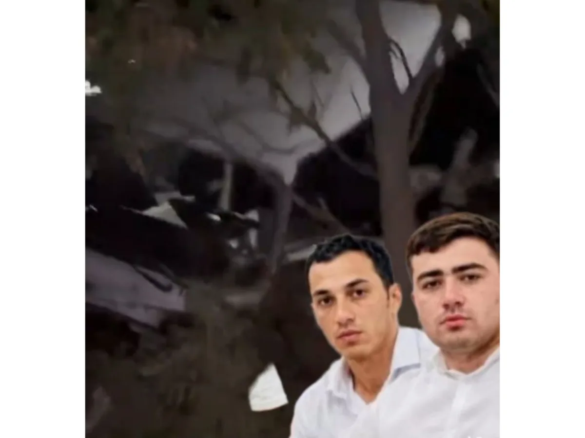 Toydan çıxıb qəzada ölən gənclərin son görüntüsü