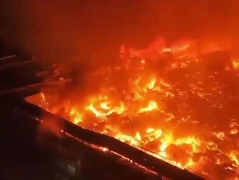 Масштабный пожар в Малайзии: