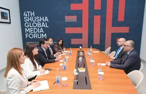 Hikmət Hacıyev Şuşada Türkiyə nümayəndə heyəti ilə görüşüb