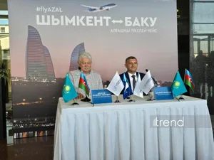 AZAL открыла новое направление: состоялся первый рейс Баку-Шымкент (ФОТО)