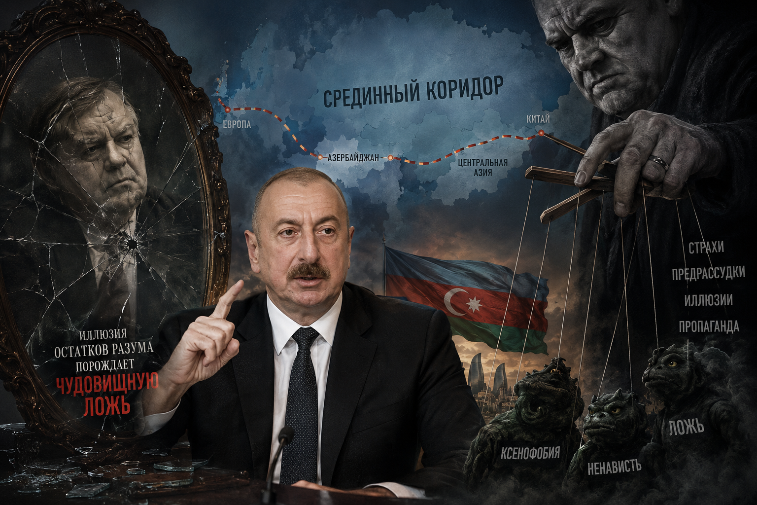 Сон имперского разума рождает чудовищ: почему слова Алиева вызвали истерику у российских «патриотов» - МНЕНИЕ