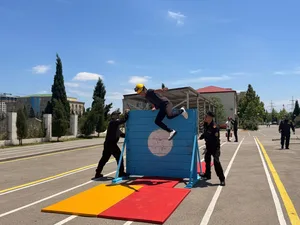“Gənc xilasedici və yanğınsöndürən” yarışlarının zona birinciliyi keçirilib