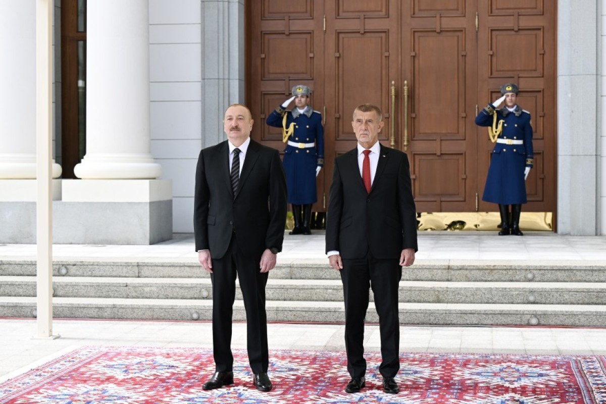 Qəbələdə Çexiyanın Baş naziri Andrey Babişin rəsmi qarşılama mərasimi keçirilib