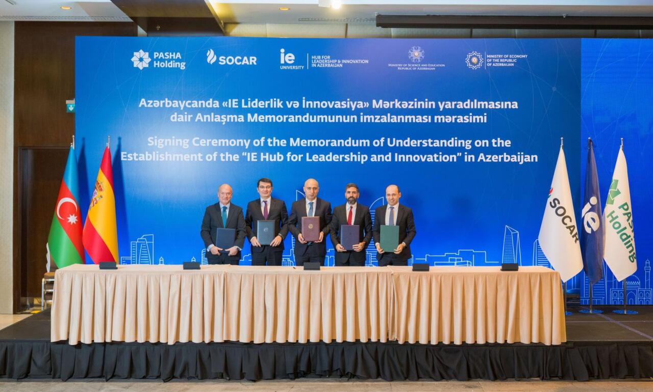 PAŞA Holding və SOCAR İspaniyanın nüfuzlu IE Universiteti memorandum imzalayıb