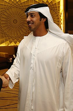 Шейх Мансур бин Заид Аль Нахайян поздравил Президента Ильхама Алиева
