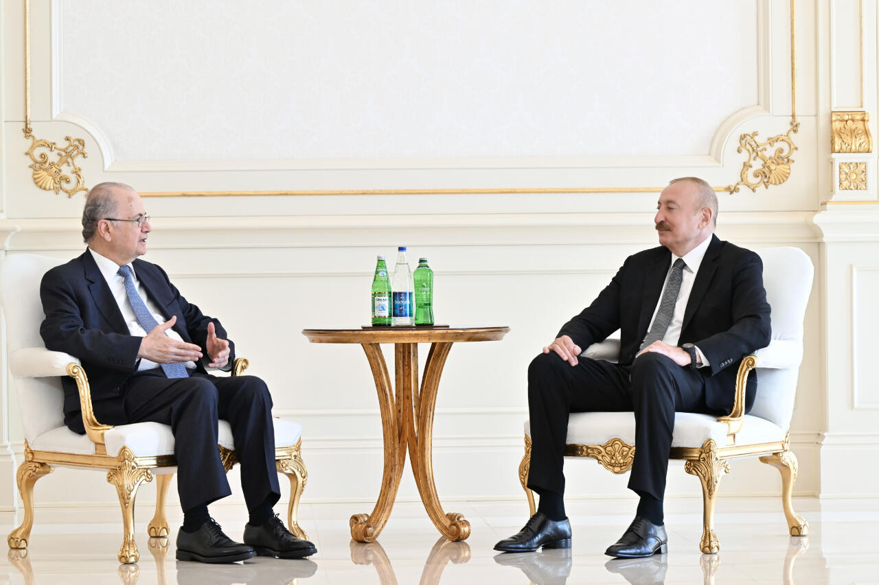 Президент Ильхам Алиев принял премьер-министра Палестины