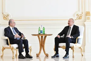 Prezident İlham Əliyev Fələstinin Baş nazirini qəbul edib