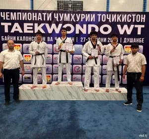 «Динамо» МВД завоевало 37 медалей на чемпионате Таджикистана по таэквондо WT