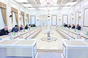 Глава Милли Меджлиса приняла премьер-министра Палестины