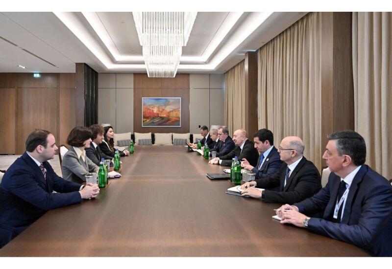 Prezident İlham Əliyevin Gürcüstanın Baş naziri ilə görüşü olub