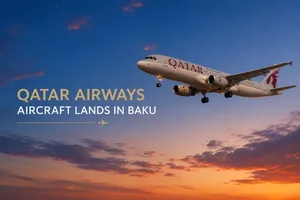 Летевший в Тбилиси самолет Qatar Airways совершил внеплановую посадку в Баку