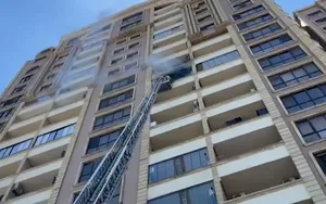 Yaşayış binasında yanğın