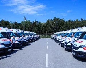 Regionlara 25 yeni ambulans və reanimobil təhvil verilib