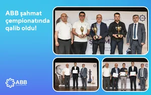 Банк ABB стал победителем шахматного чемпионата!