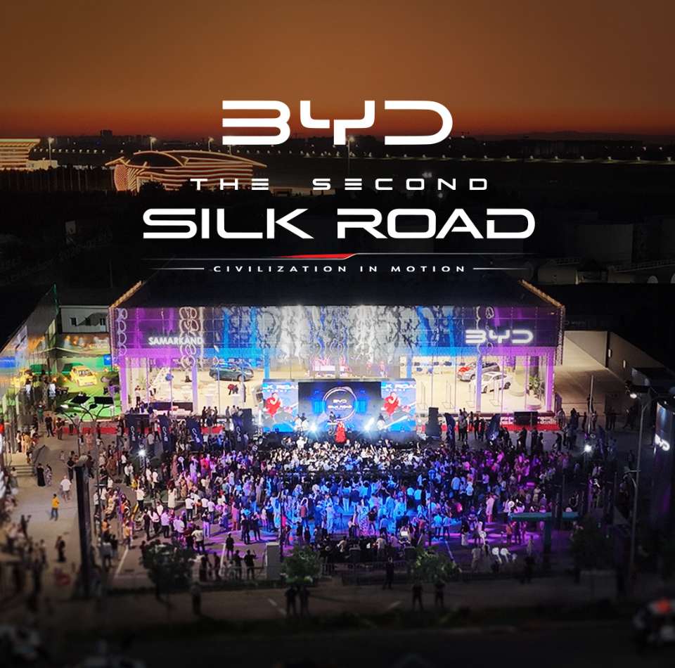 BYD объединил наследие Великого шелкового пути и технологии будущего в Самарканде