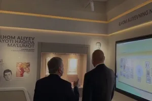 Президент Ильхам Алиев принял участие в церемонии открытия Национального педагогического университета имени Низами Гянджеви в Узбекистане-ВИДЕО