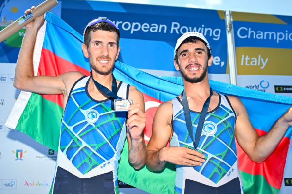 Азербайджанские гребцы – серебряные призеры чемпионата Европы