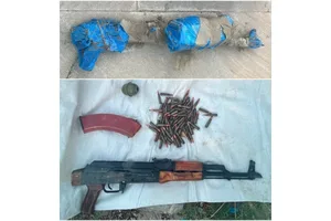 В Азербайджане обнаружен тайник с автоматом Калашникова и гранатой