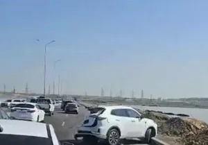 ДТП на дороге в Бёюкшор