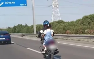 В Баку начали проверку после кадров с ребенком на мотоцикле