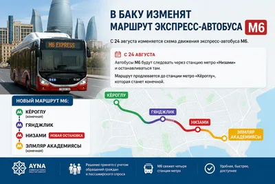M6 свяжет четыре станции метро в Баку: НОВЫЕ ИЗМЕНЕНИЯ