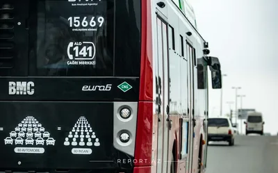 В Баку движение 10 автобусов организовано по альтернативным маршрутам