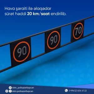 Zığ dairəsi-Hava Limanı yolunda sürət həddi endirildi