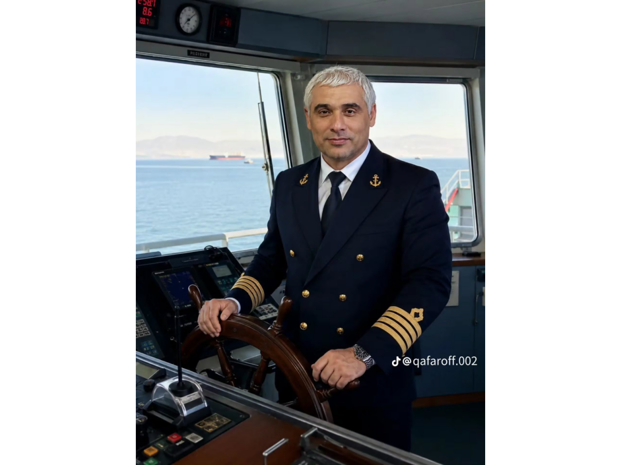 Vurulan gəmi kapitanının övladları ilə görüntüsü kövrəltdi