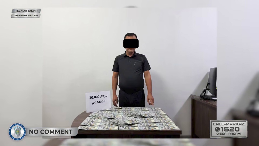 В Ташкенте задержали мужчину, вымогавшего 360 тысяч долларов за "решение проблем" со стройкой. Видео