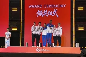 Азербайджанские гимнасты выиграли "золото" Кубка мира в Китае