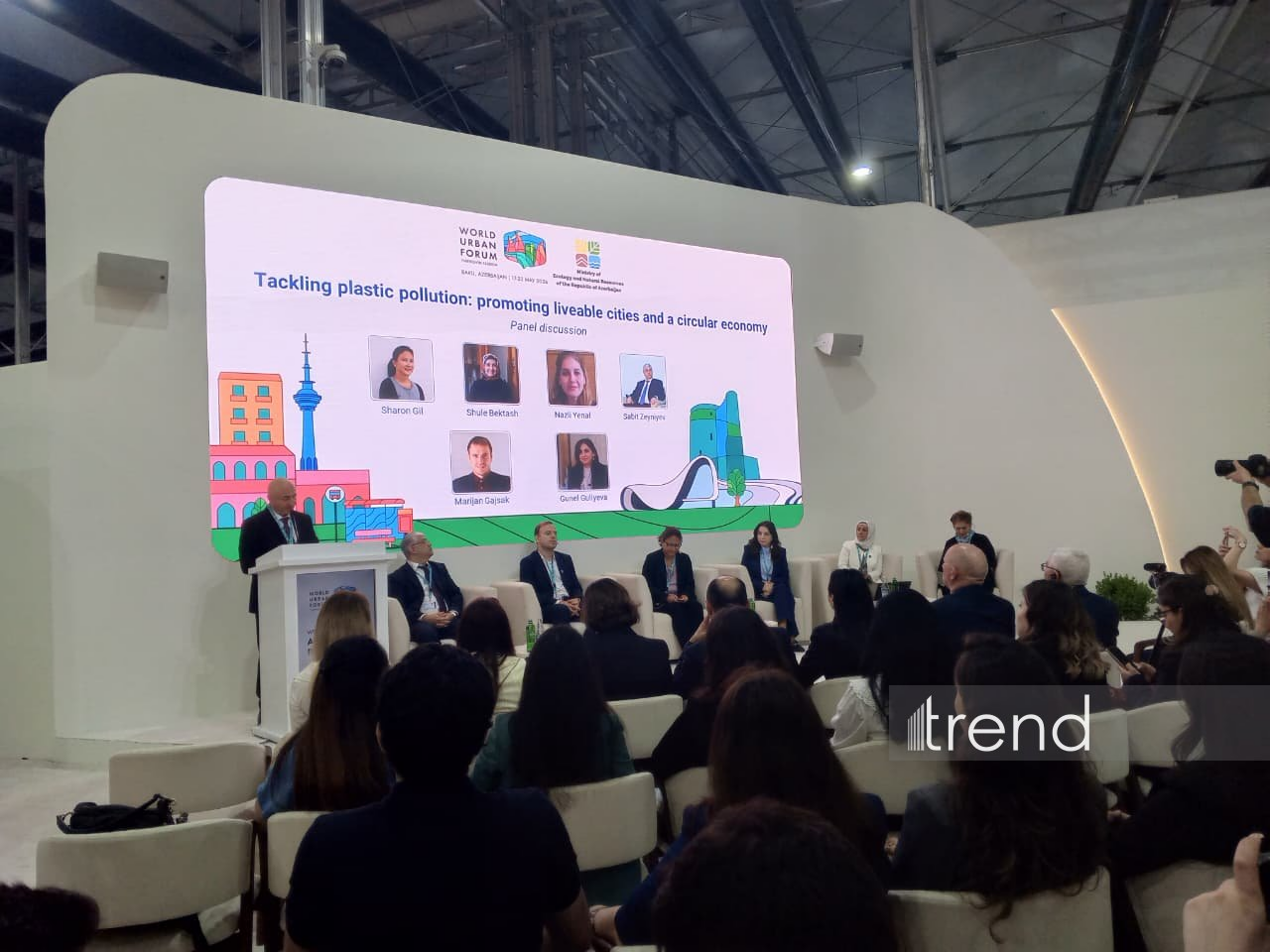 WUF13 çərçivəsində plastik çirklənmə ilə mübarizə mövzusunda panel müzakirəsi keçirilir