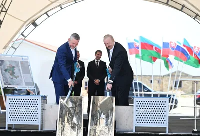 Президенты Азербайджана и Словакии ознакомились с работами в селе Баш Гарвенд Агдамского района