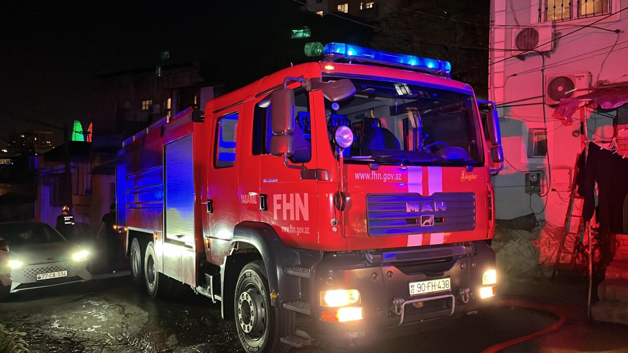В Джейранбатане произошел пожар в жилом доме,