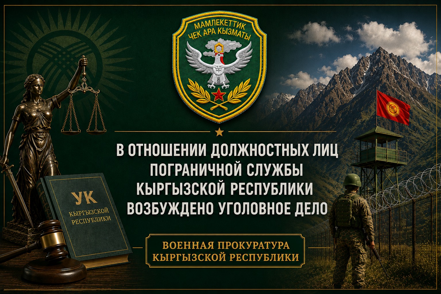 В Баткенской области задержан пограничник, сломавший челюсть сослуживцу