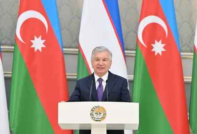 Президент Узбекистана Шавкат Мирзиёев поздравил Первого вице-президента Мехрибан Алиеву