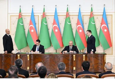 Состоялся обмен азербайджано-туркменскими документами