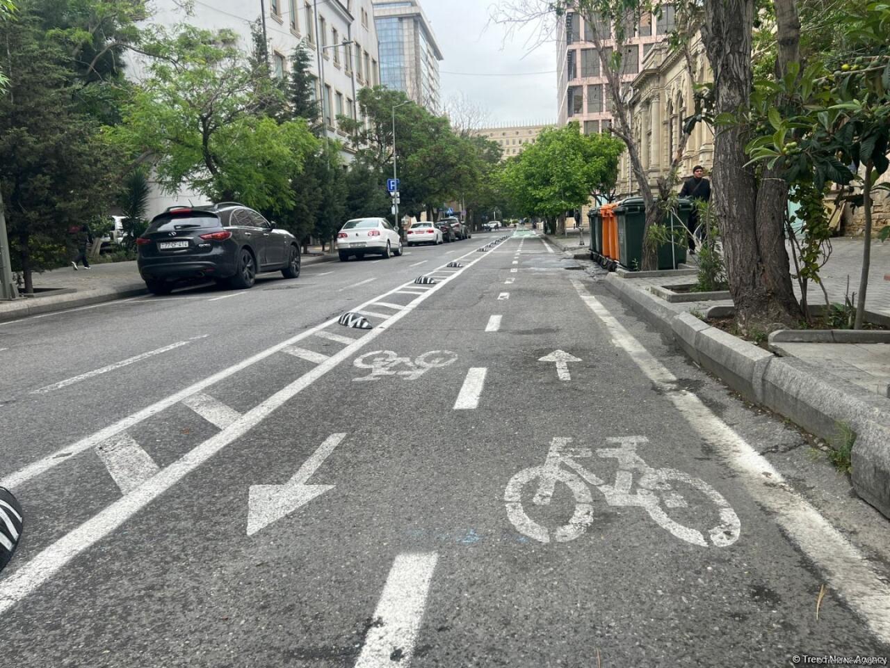 Bakıda mikromobillik zolaqlarının uzunluğu 66,6 km-ə çatdırılıb