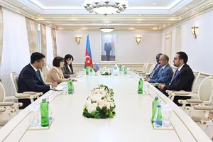 Sahibə Qafarova Qlobal Tolerantlıq və Sülh Şurasının sədri ilə görüşüb
