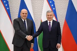 Президент Узбекистана провел встречу с Председателем Правительства России