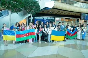Прибывшие в Азербайджан украинские дети пройдут реабилитацию в Габале
