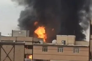 Tehran yaxınlığında sənaye parkında baş verən yanğında 1 nəfər ölüb, 5 nəfər yaralanıb